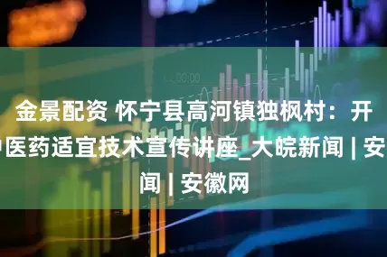 金景配资 怀宁县高河镇独枫村：开展中医药适宜技术宣传讲座_大皖新闻 | 安徽网